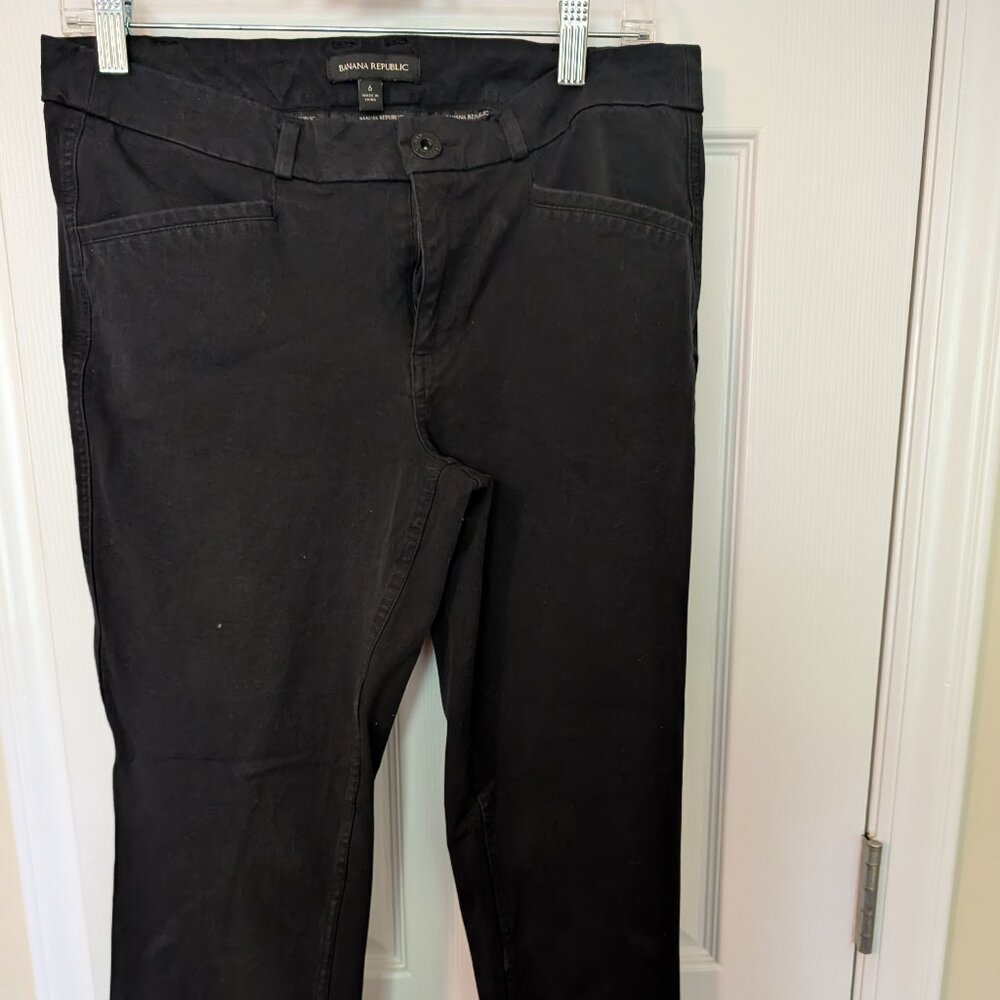 Cropped Black Pants from Banana Republic